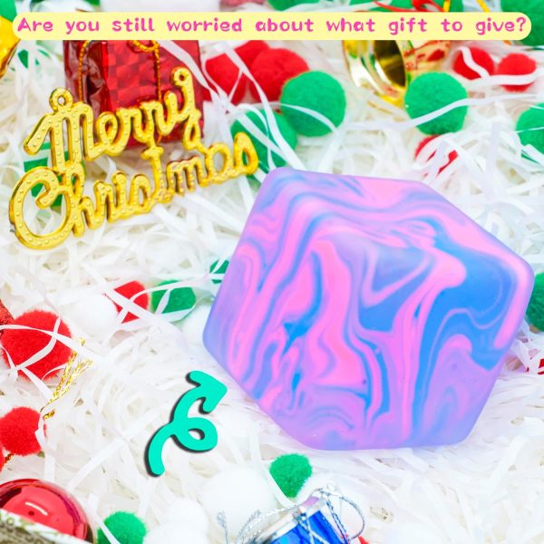 NeeDoh Nice Cube ?C Solid Squish ?C Pink & Blue