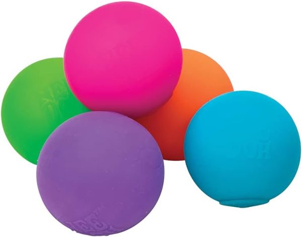 Schylling NeeDoh Teenie - Sensory Fidget Toy - 3 Mini Groovy Globs in Assorted Colors - Ages 3 to Adult (Pack of 1)