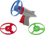 Schylling Lunar Launcher - Retro Launching Toy - Shoots Colorful Disks Horizontally and Vertically - Includes Launcher and Three Disks - Ages 6 and Up